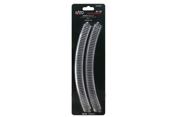 N R348-45 Curved Track (4 ea) (13 3/4-45d) (20-132) exact product view 1