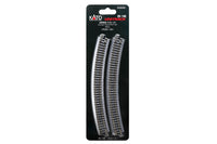 N R381-30 Curved Track (4ea)  (15-30d) (20-140) exact product view 1
