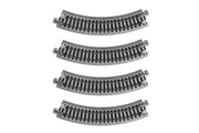 N 150mm (6″) Radius 45º Curve Track [4pcs] (20-174) exact product view 3