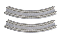 N Double Track Superelevated Curved R414/381-45 (2 ea) (20-181) exact product view 4