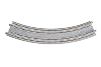 N Double Track Superelevated Curved R414/381-45 (2 ea) (20-181) exact product view 3