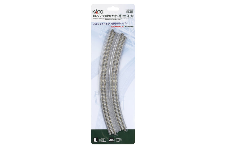 N Dble Trk Superelevated Approach, R414/381- 22.5 L/R (20-182) exact product view 1