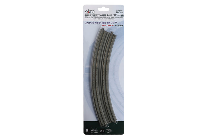 N Double Concrete Slab Approach Track Set R414/381 (20-188) exact product view 1