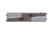 Double Track Single Crossover #4 Turnout, Left (20-230) exact product view 3