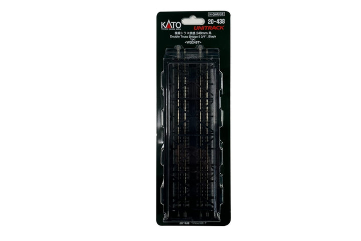 N Double Truss Bridge, Black, 248 mm (1ea) (20-438) exact product view 1