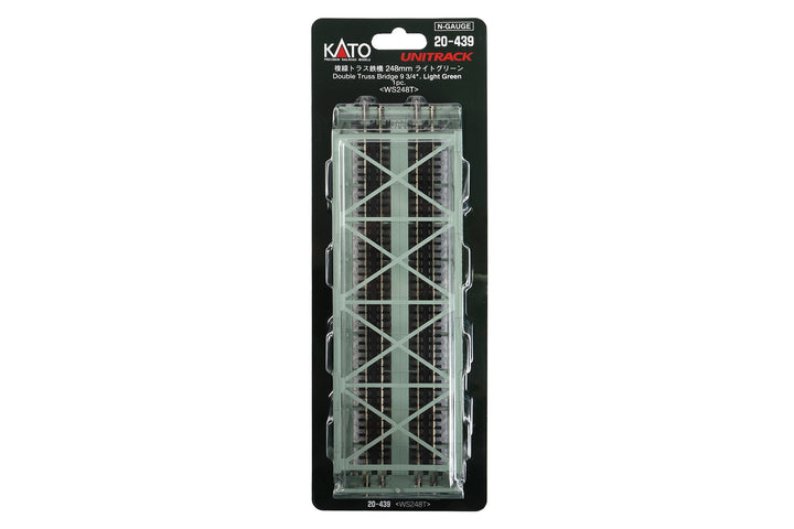 N Double Truss Bridge, Green 248mm (1ea) (20-439) exact product view 1