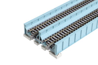 N Double Track Plate Girder Bridge, Lt Blue, 186mm (1ea) (20-455) exact product view 4