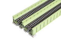 N Double Track Plate Girder Bridge, Lt Green, 186mm (1ea) (20-456) exact product view 4