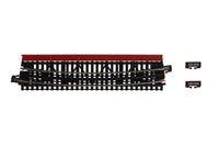 N Single Curve Girder Bridge, Red – 448mm (17.6″) Radius 15º (20-465) exact product view 3