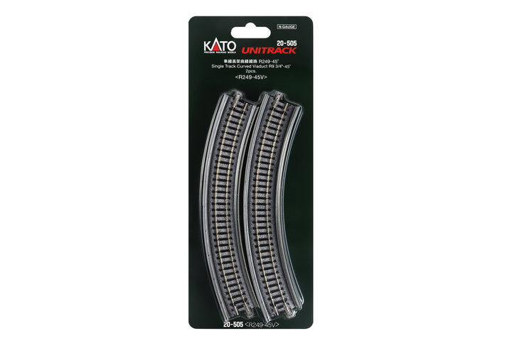 N Single Viaduct Curv R249- 45d, (2 ea) (20-505) exact product view 1