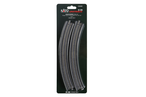 N Single Viaduct Curve R348-45d, (2 ea) (20-530) exact product view 1