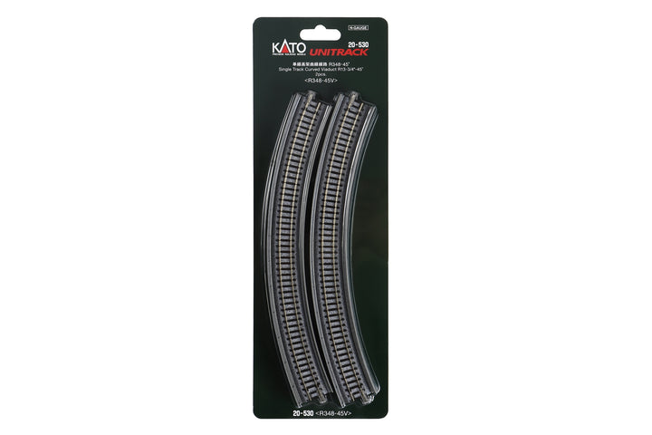 N Single Viaduct Curve R348-45d, (2 ea) (20-530) exact product view 1