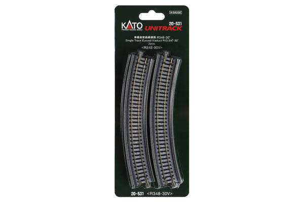 N Single Viaduct Curve R348- 30d, (2 ea) (20-531) exact product view 1