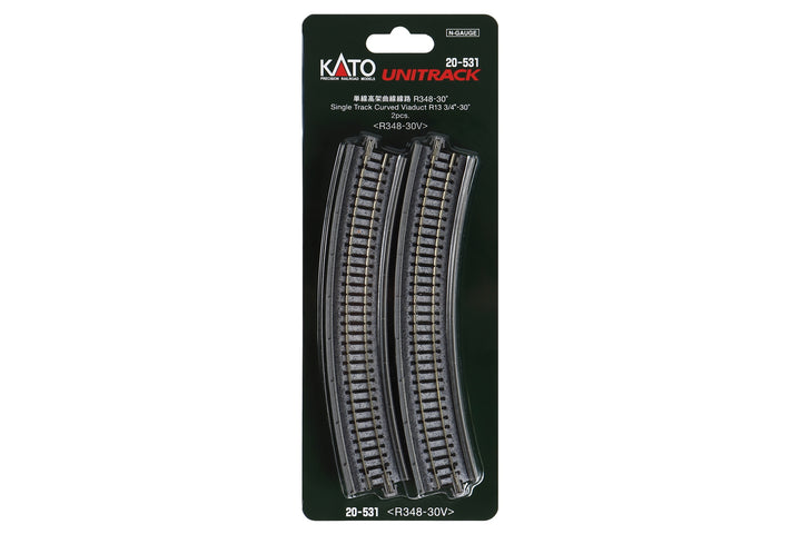 N Single Viaduct Curve R348- 30d, (2 ea) (20-531) exact product view 1