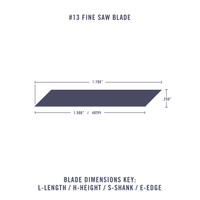 Excel Blades #13 Fine Saw Blade (20013) product view 4