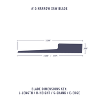 Excel Blades #15 Narrow Saw Blade (20015) product view 4
