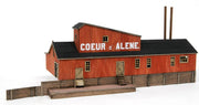 Banta Modelworks HO Coeur d’Alene Mine Kit — completed model view 1