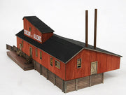 Banta Modelworks HO Coeur d’Alene Mine Kit — completed model view 2
