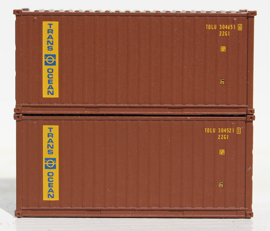 TRANS OCEAN - 20' Std. height containers with Magnetic system, Corrugated-side. JTC-205327 (205327) exact product view 1