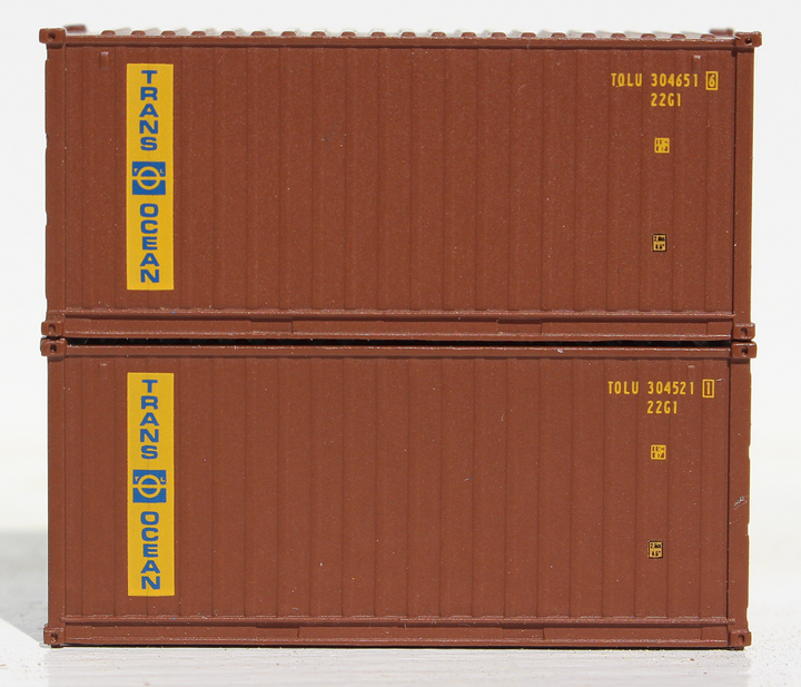 TRANS OCEAN - 20' Std. height containers with Magnetic system, Corrugated-side. JTC-205327 (205327) exact product view 1