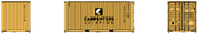 CARPENTERS SHIPPING 20' Std. height containers with Magnetic system, Corrugated-side. JTC-205429 (205429) exact product view 5