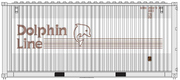 DOLPHIN LINE 20' Std. height containers with Magnetic system, Corrugated-side. JTC-205435 (205435) exact product view 5