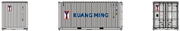 KUANG MING 20' Std. height containers with Magnetic system, Corrugated-side. JTC-205436 (205436) exact product view 5