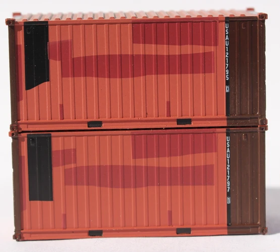 USAU Brown patch A, MILITARY SERIES US ARMY Patched  20' Std. height containers with Magnetic system, JTC-205458 (205458) exact product view 1