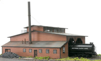 Banta Modelworks HO Port Costa Roundhouse Kit — completed model view 2