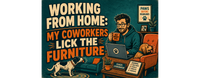 Remote Work artwork close-up