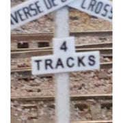 Osborn Models N Scale Crossbuck Track Numbers 3085 — exact product reference