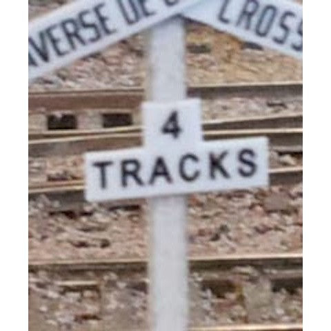 Osborn Models N Scale Crossbuck Track Numbers 3085 — exact product reference