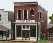 Banta Modelworks HO Union Bank Kit — completed model view 1