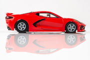 AFX Corvette C8 Torch Red HO Slot Car — official product view 4