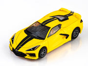 AFX Corvette C8 Accelerate Yellow HO Slot Car — official product view 1