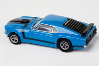 AFX 1969 Ford Mustang Boss 302 Blue HO Slot Car — official product view 5