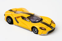 AFX 2020 Ford GT Triple Yellow HO Slot Car — official product view 2