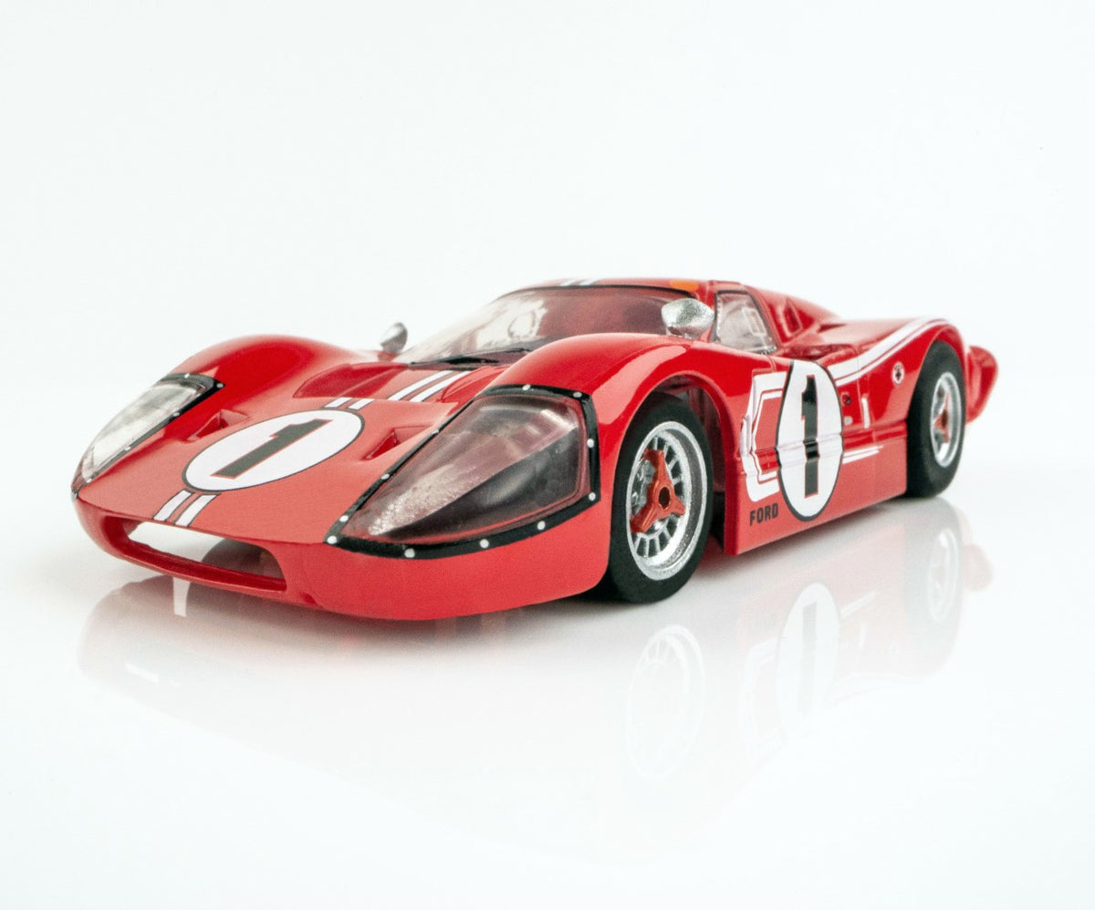 AFX Ford GT40 MKIV #1 Le Mans Red HO Slot Car — official product view 4