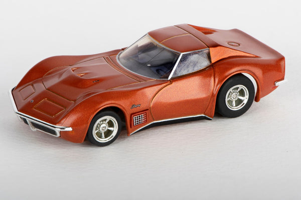 AFX 1970 Corvette LT1 Orange Metallic HO Slot Car — official product view 1