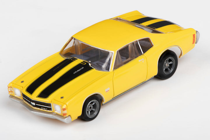AFX 1971 Chevelle 454 Yellow HO Slot Car — official product view 1