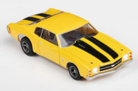 AFX 1971 Chevelle 454 Yellow HO Slot Car — official product view 3