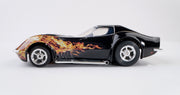 AFX 1968 Corvette 427 Black Flame HO Slot Car — official product view 4