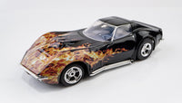 AFX 1968 Corvette 427 Black Flame HO Slot Car — official product view 1