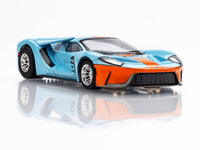 AFX Ford GT Heritage #6 Gulf HO Slot Car — official product view 3