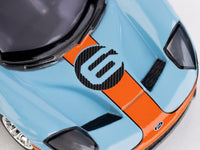 AFX Ford GT Heritage #6 Gulf HO Slot Car — official product view 4