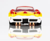 AFX 1970 Corvette Red/Yellow Wildfire HO Slot Car — official product view 4