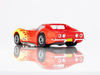 AFX 1970 Corvette Red/Yellow Wildfire HO Slot Car — official product view 2