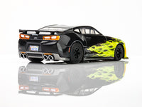 AFX 2021 Camaro ZL1 Wildfire Black/Lime HO Slot Car — official product view 2