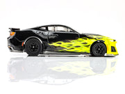 AFX 2021 Camaro ZL1 Wildfire Black/Lime HO Slot Car — official product view 5