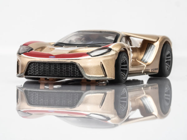 AFX 2022 Ford GT Heritage #5 Gold HO Slot Car — official product view 3